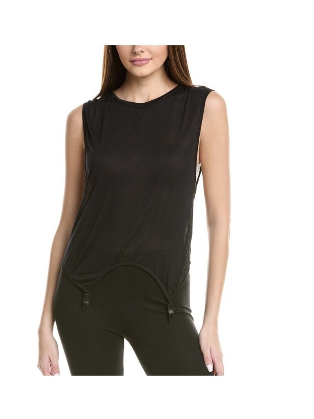 *** KIKI DE MONTPARNASSE Muscle Garter Tank Black ( M )